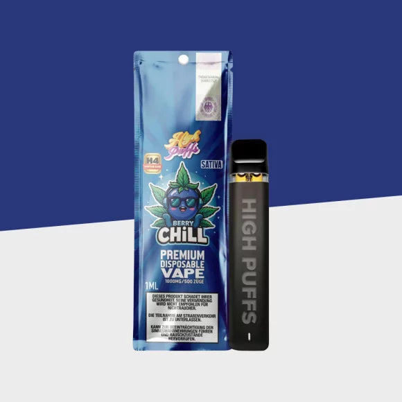 High Puffs H4 Superior Vape - 1 ml, Berry Chill