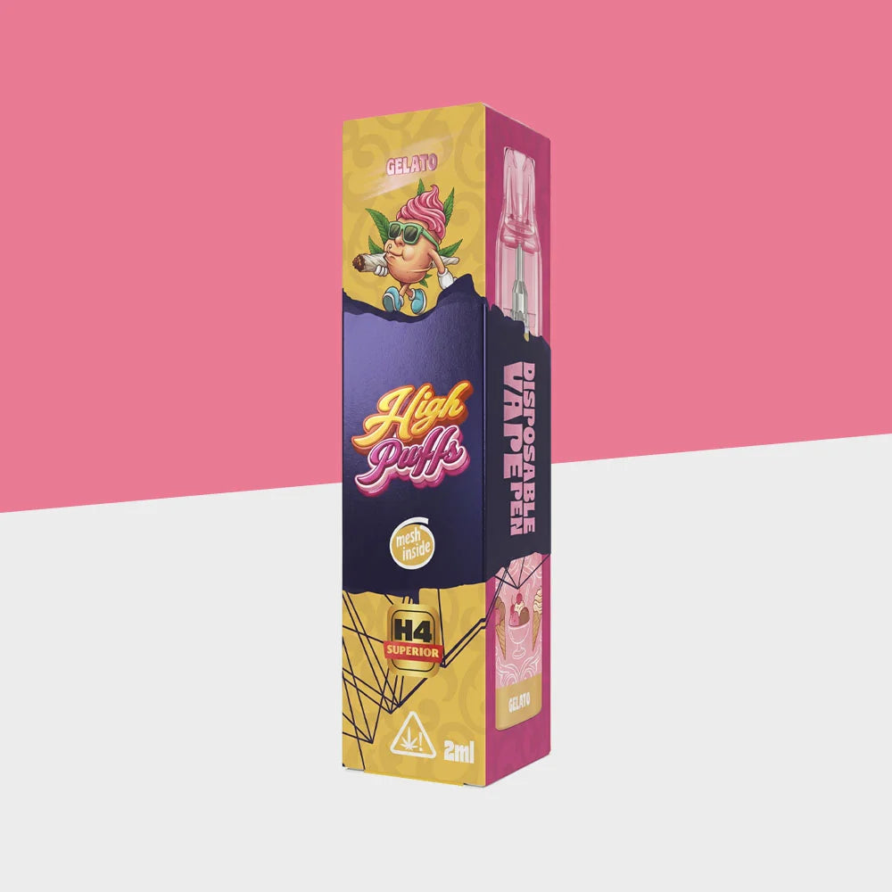 High Puffs H4 Superior Vape - 2 ml, Gelato