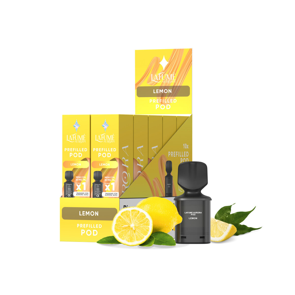 Aurora Pod – Lemon (10 Stück)