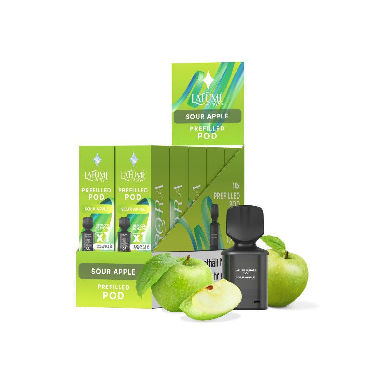 Aurora Pod – Sour Apple (10 Stück)