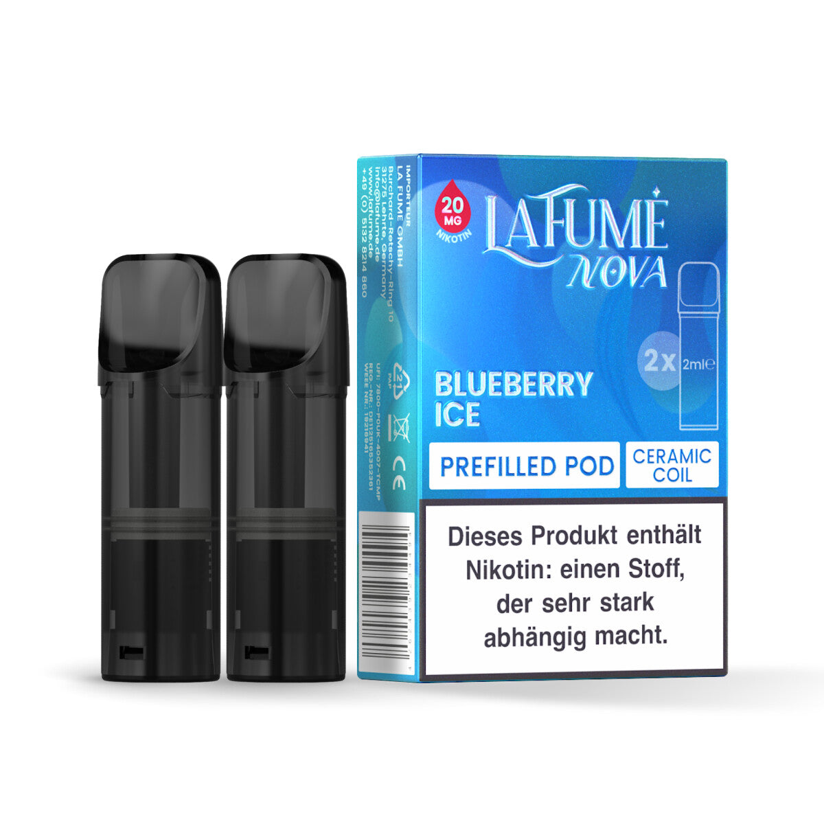 Nova Pod - Blueberry Ice (10 Stück)