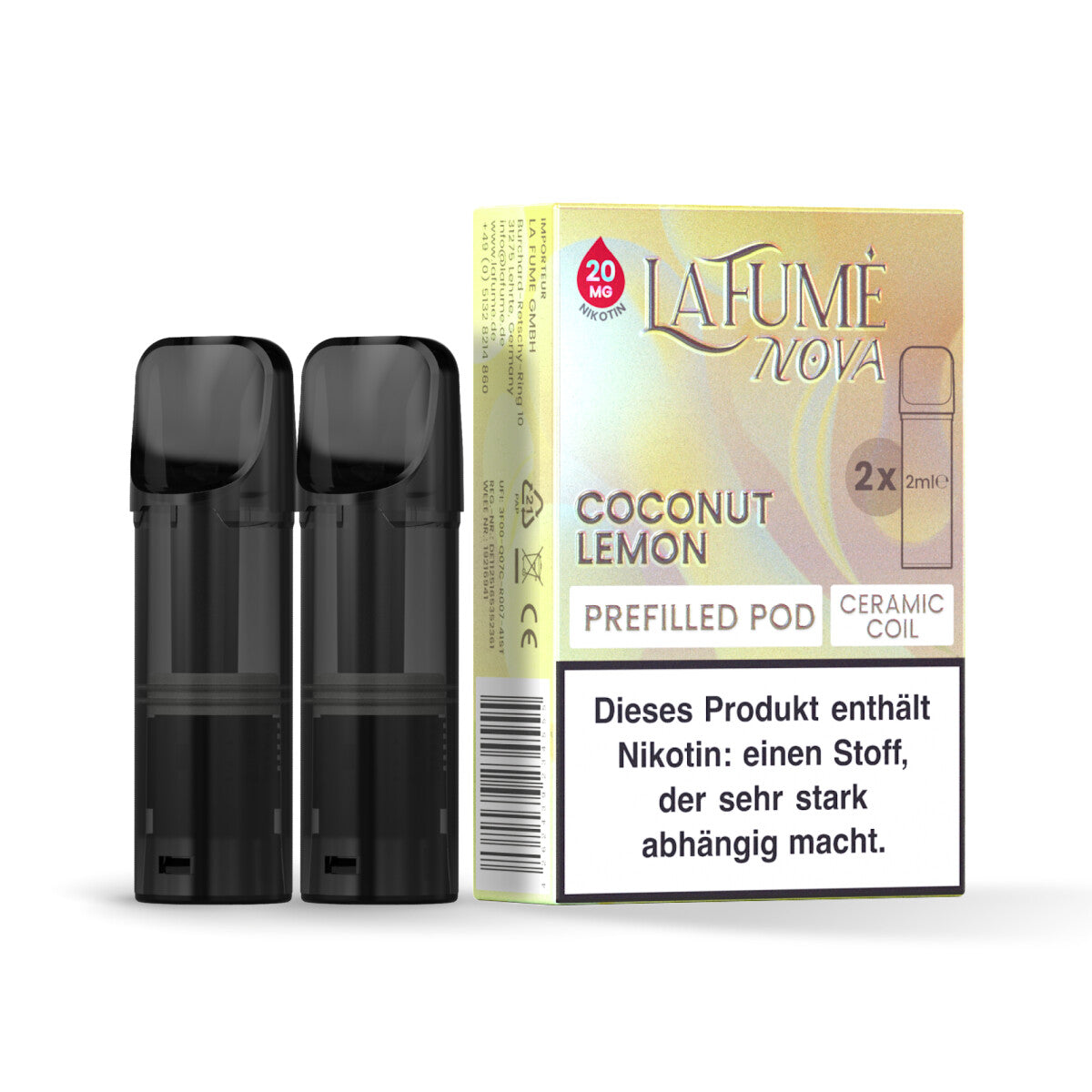 Nova Pod - Coconut Lemon (10 Stück)