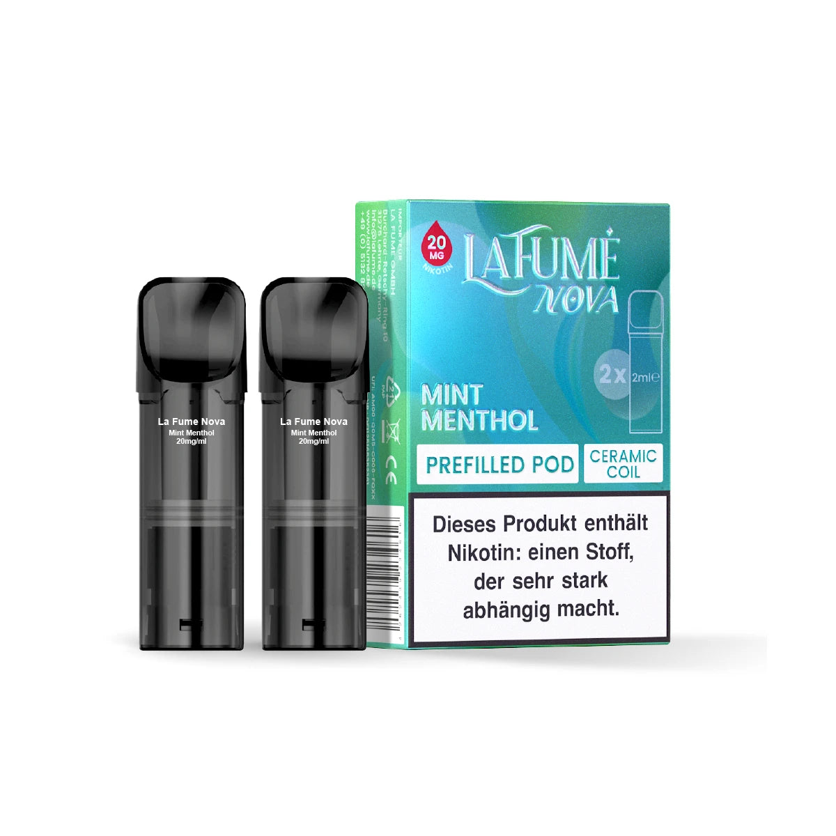 Lafumé NOVA POD Mint Menthol 2er-Set 20mg