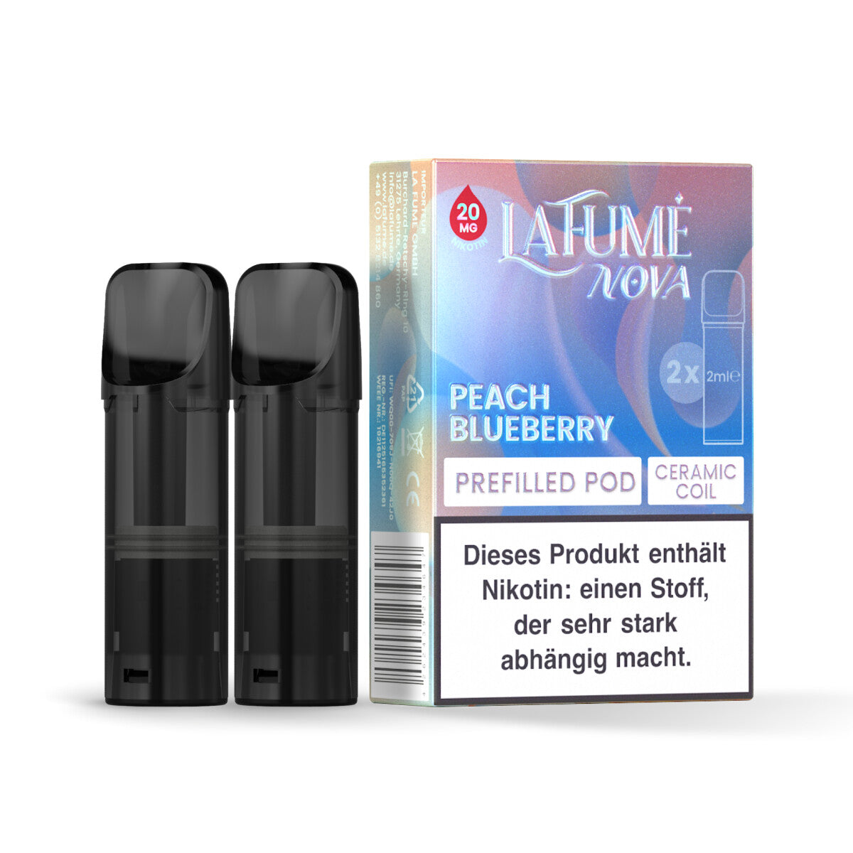 Nova Pod - Peach Blueberry (10 Stück)