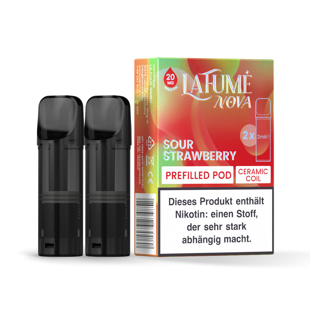 Nova Pod - Sour Strawberry (10 Stück)