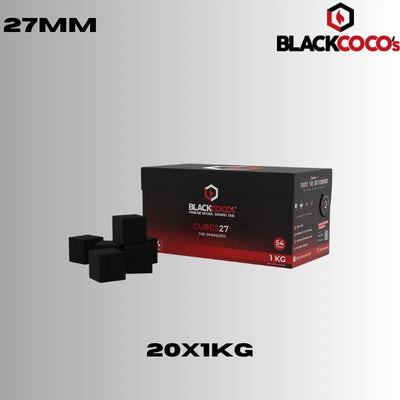 Black Coco's Shisha Kohle 27 mm – 1KG