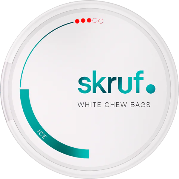 Skruf - Kautabak Strong #3 White Chew Bags