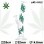 Blatt | Multi Leaf Kater Glas Bong-H:26cm-Ø:32mm-Fassung:14.5mm