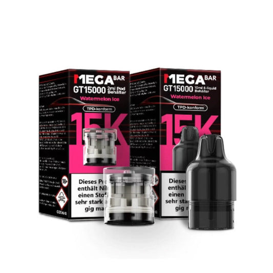 Megabar GT15000 Prefilled Pods Watermelon Ice