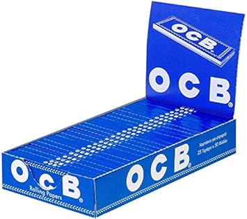 OCB Blau Kurz - Rolling Papers 25 Heftchen a 50 Blatt