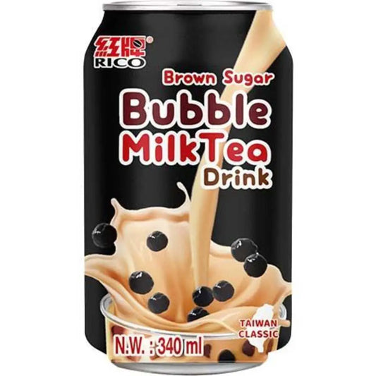Rico Bubble Milk Tea Drink brauner Zucker 24x350ml