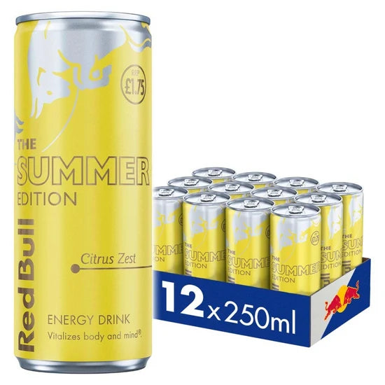 RedBull The Summer Edition - Citrus Zest 24x250ml