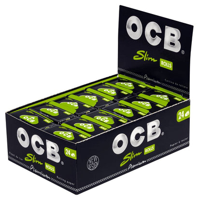 OCB Premium Rolls Slim 24 Rollen - Langes Papier
