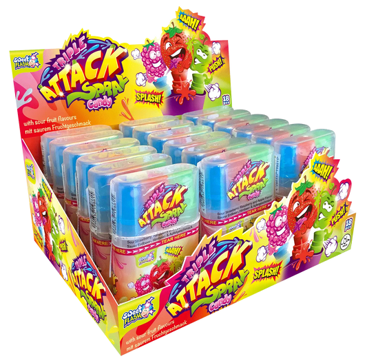 Triple Attack Candy Spray 1 Dspl. x 18 Stk. x 15 ml