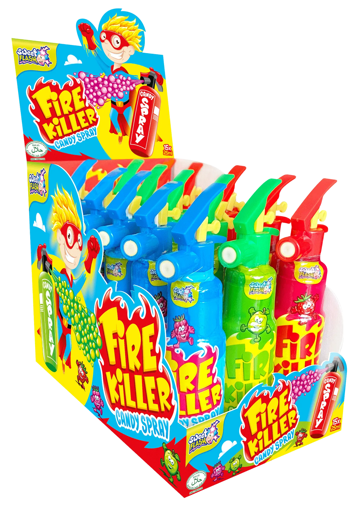 Fire Killer Candy Spray 1 Dspl. x 15 Stk. x 25 ml