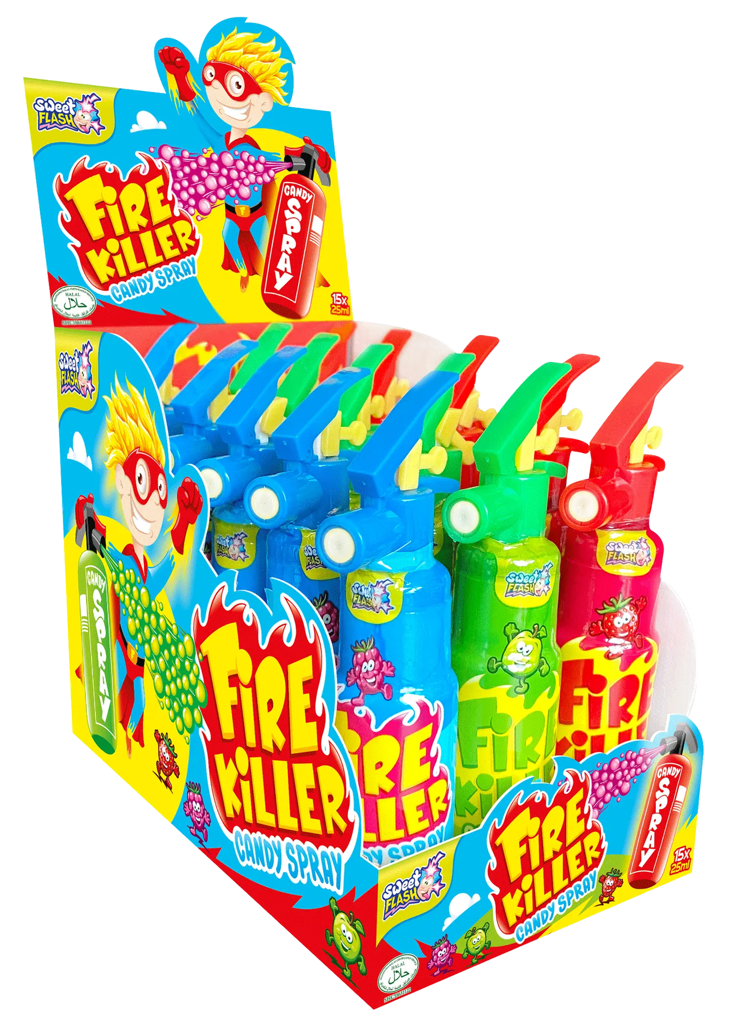 Fire Killer Candy Spray 1 Dspl. x 15 Stk. x 25ml