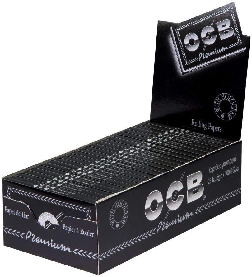 OCB Schwarze Premium kurz No 4- 25 Heftchen a 100 Blatt