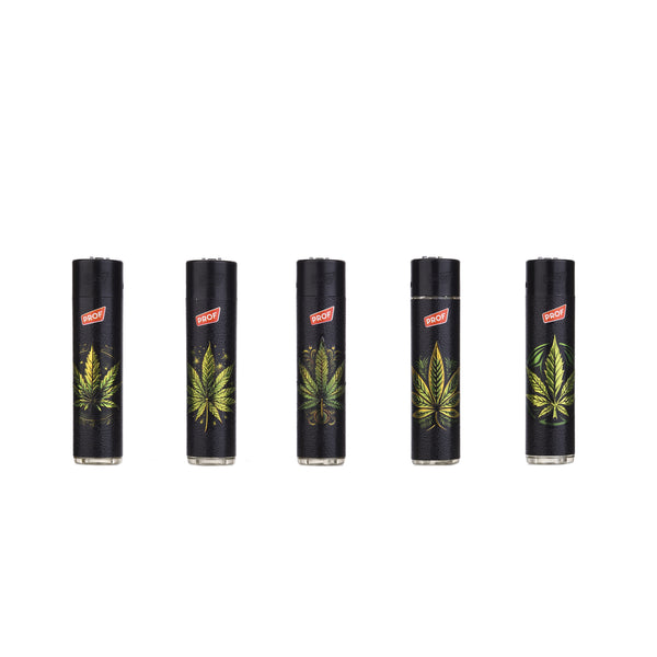 Refill Round Flint Lighter PK-25 - Cana Leaf