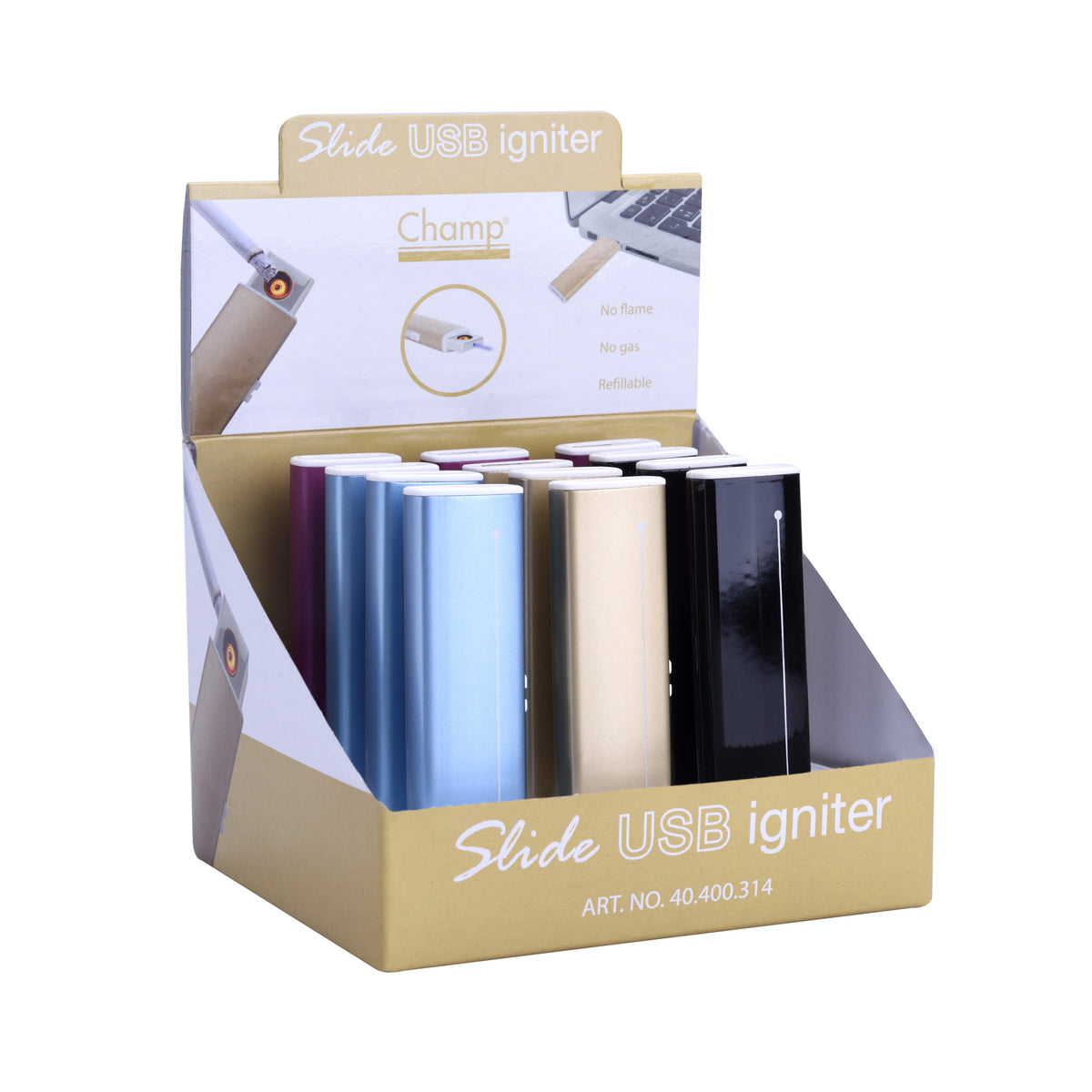 Champ Slide Double Coil USB Igniter