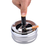 Metal Push Ashtray 9cm