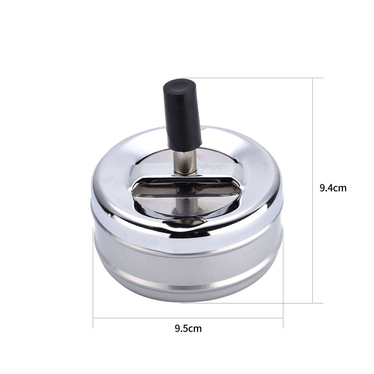 Metal Push Ashtray 9cm