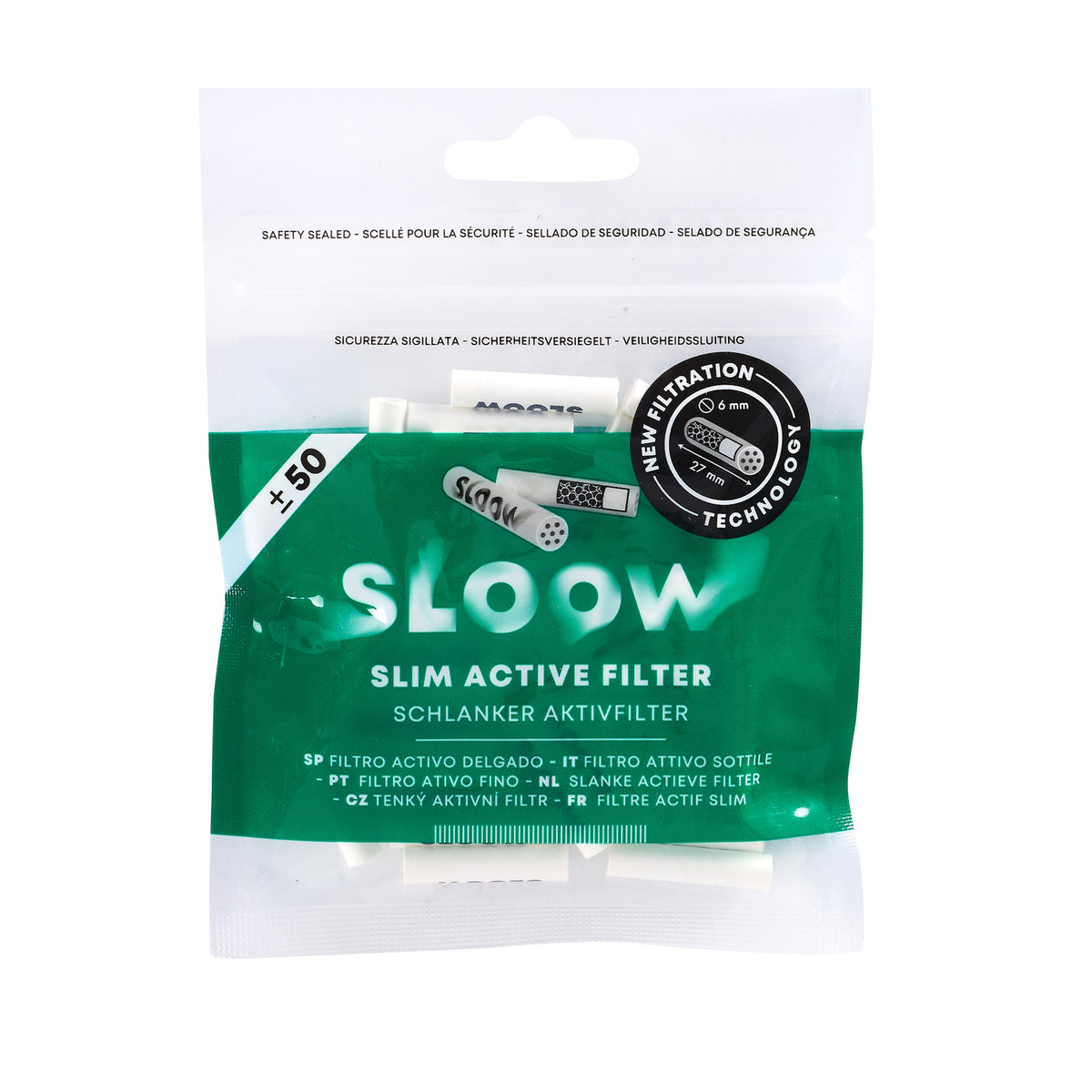 SLOOW Active Filter Tips 50x6MM
