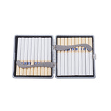 Plastic Zigaretten Case Striped