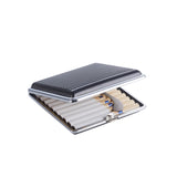 Plastic Zigaretten Case Striped