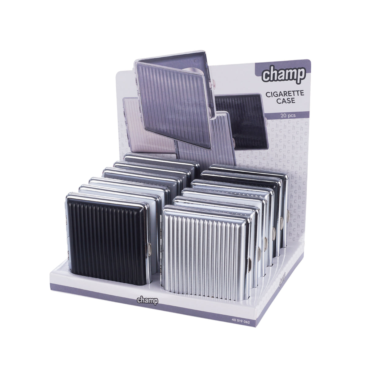 Plastic Zigaretten Case Striped