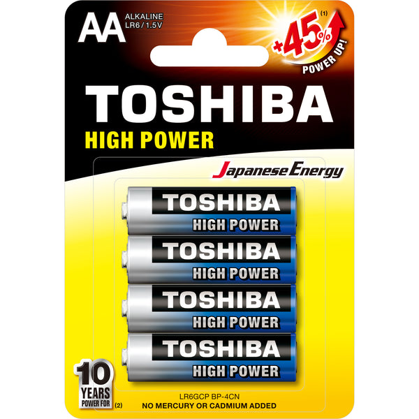 Toshiba Alkaline-Batterien AA LR6 GCP-BP-4pc