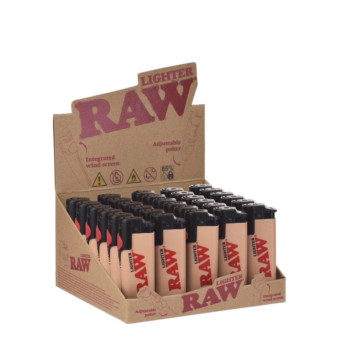 Raw | Phoenix Lighter Brown (30pcs/Display)