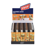 Refillable Electro Feuerzeuge 50er Display - Beer