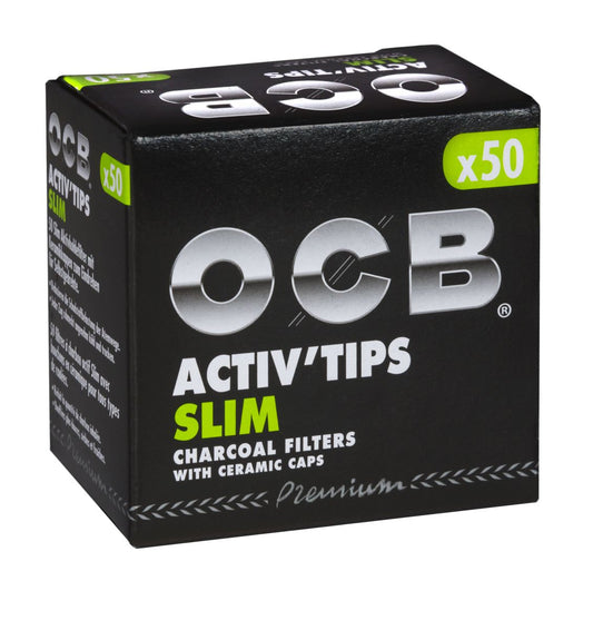 OCB Activ Tips  7mm Aktivkohlefilter (10 x 50 Stück)