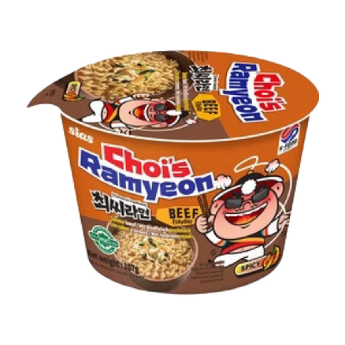 Inst. Nudeln CHOI'S Bowl  BEEF Flavour 107 g