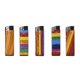 Refillable Electro Feuerzeuge 50er Display - Fix Flame Rainbow