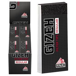 Gizeh Black Filter Tips Regular- 24 Heftchen a 35 Blatt