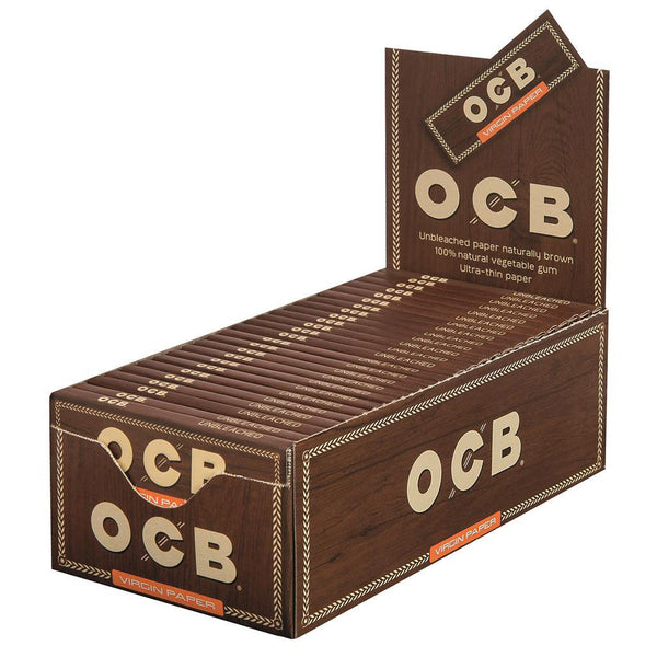 OCB kurz Virgin Ungebleicht 50 Hefte je 50 Blatt