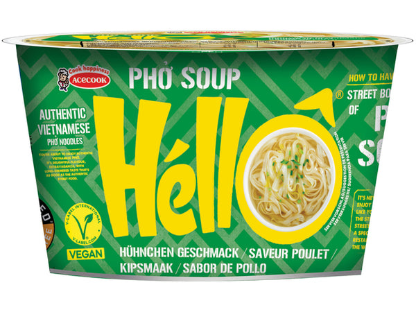 Inst. Reisnudeln Pho Wok Hello Cup Huhn 70g