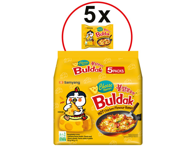 Samyang Hot Chicken Cheese 5x140g