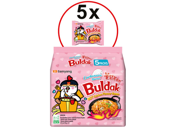 Samyang Hot Chicken Carbonara 5x130g