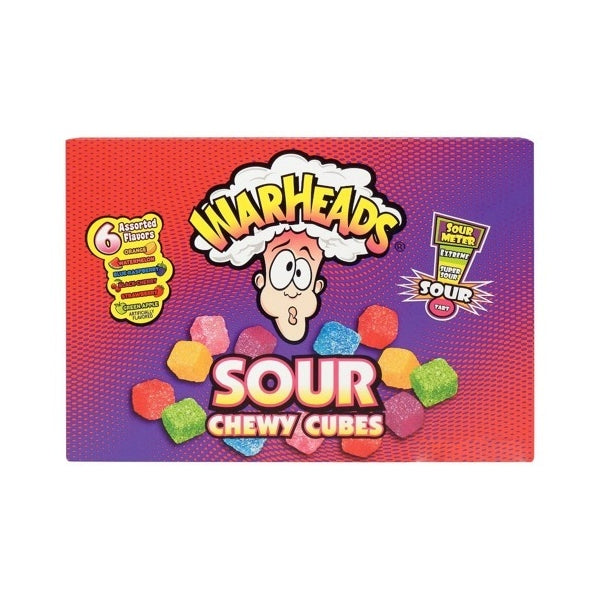 Warheads Sour Chewy Cubes 113g