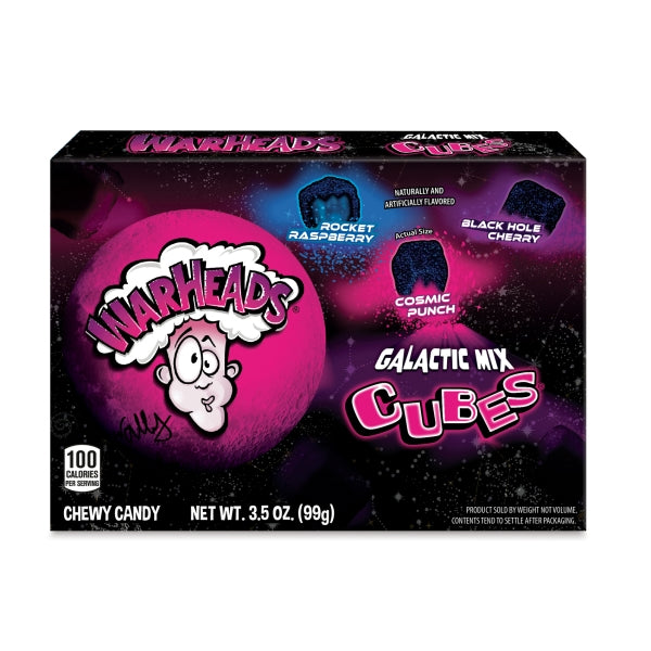 Warheads Galactic Mix Cubes (Theaterbox) 99g