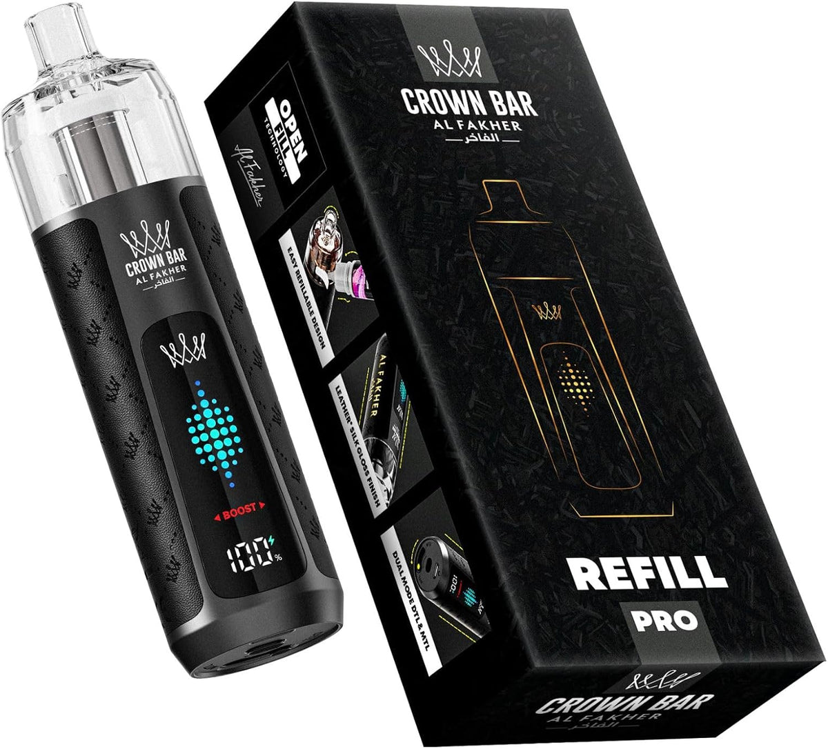 Al Fakher Refill Pro Device 16ml - Midnight Black