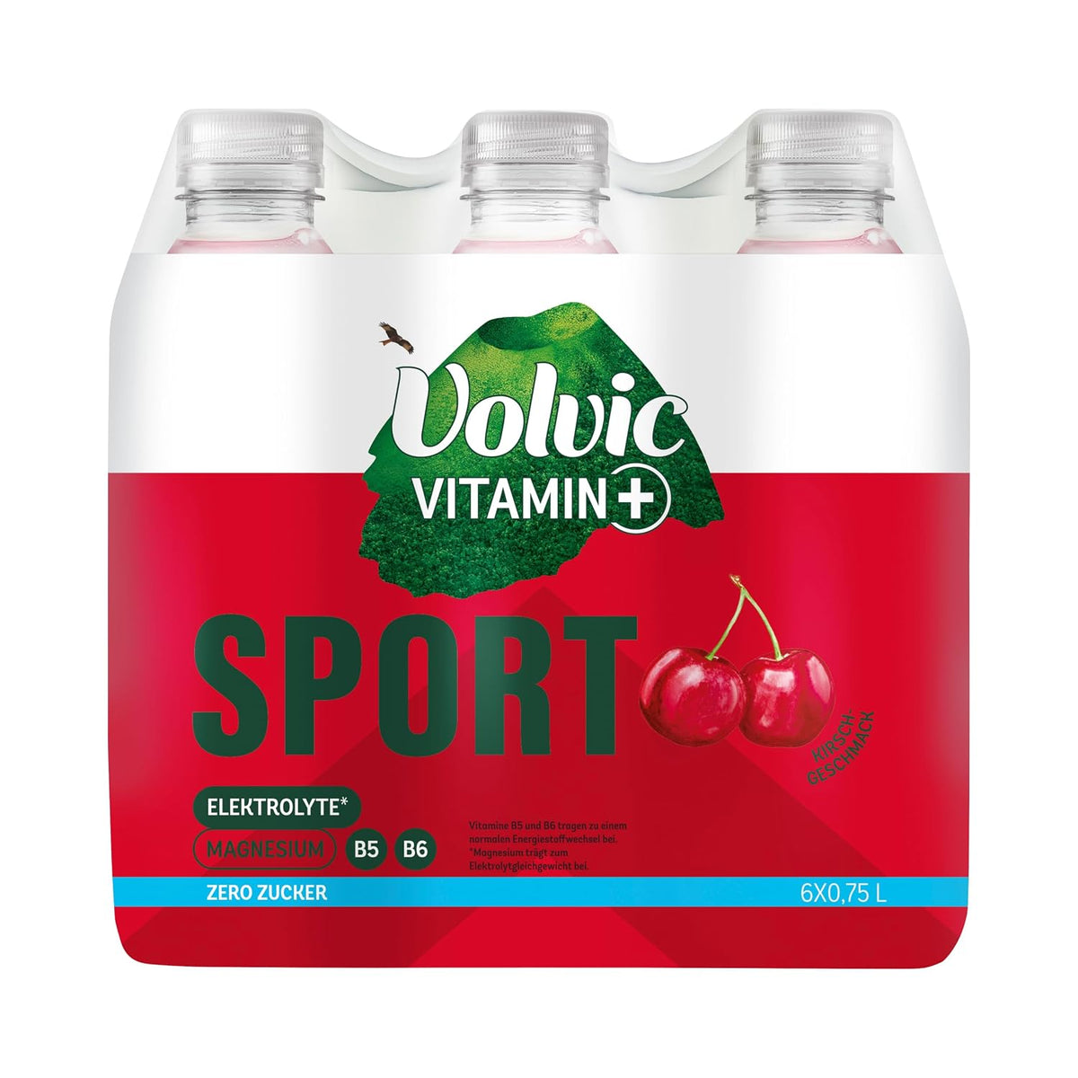 Volvic Vitamin+ Sport Kirsche 6x0,75L