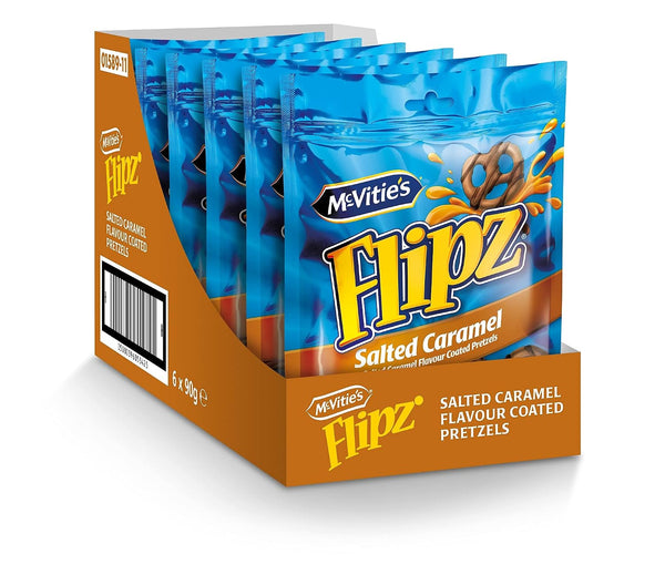 McVities Flipz  SALTED CARAMEL 9x70g