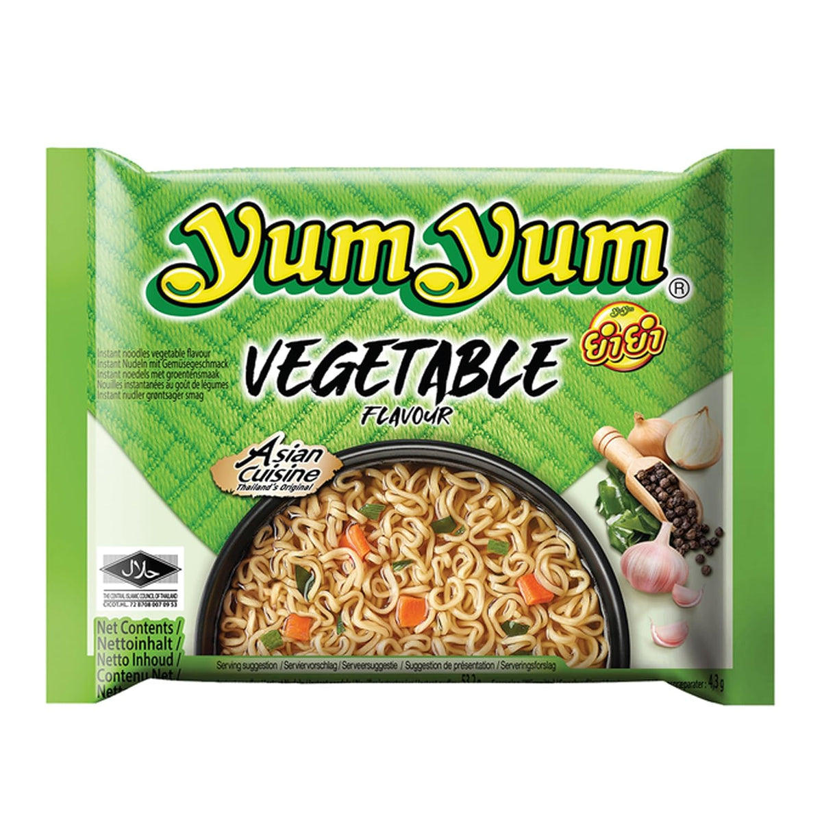 Yum Yum Vegetable Flavour 30×60 g
