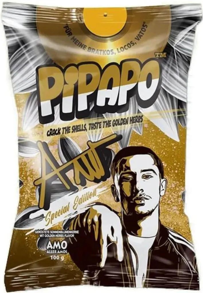 AMO PiPAPO Sonnenblumenkörner 100g - Gold Edition