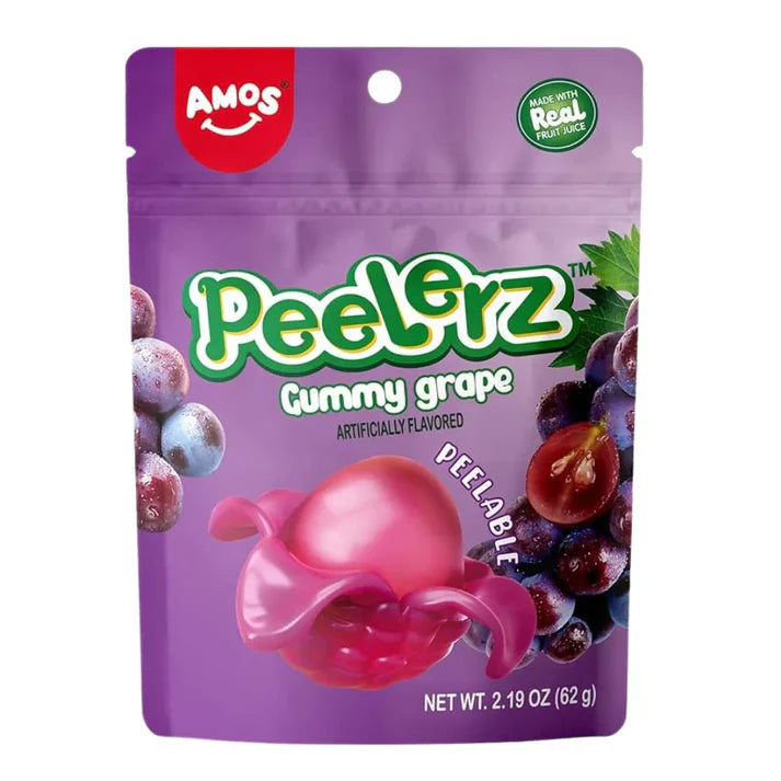 AMOS Peelerz Gummy Grape 65g