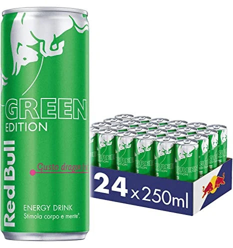 RedBull The Green Edition – Gusto dragon fruit 24×250 ml
