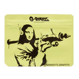 G-Rollz | Banksy's Graffiti 'Mona Launcher' 105x80 mm Smellproof Bags - 8pcs in Display